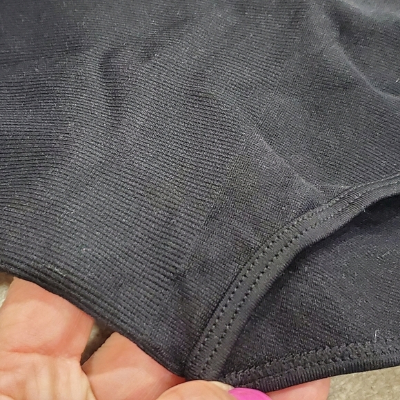 COPY - Tummy Control Shapewear Black Square Neck Top - Picture 5 of 11